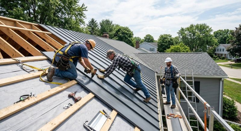 Aluminum Roof Installation in Gorham, ME