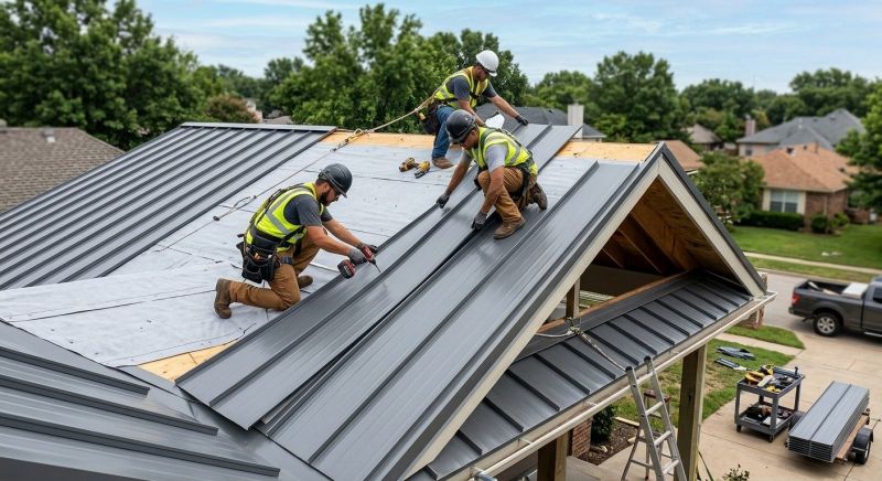 Aluminum Roof Installation in Wells, ME
