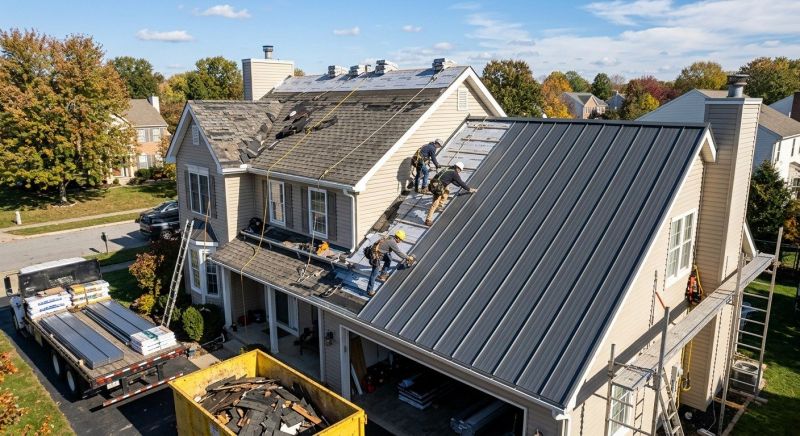 Aluminum Roof Replacement in Lebanon, ME