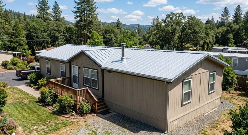 Aluminum Roof Replacement in Wells, ME
