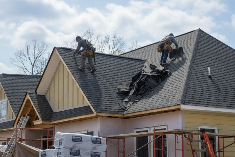 Asphalt Roof Replacement in Wells, ME
