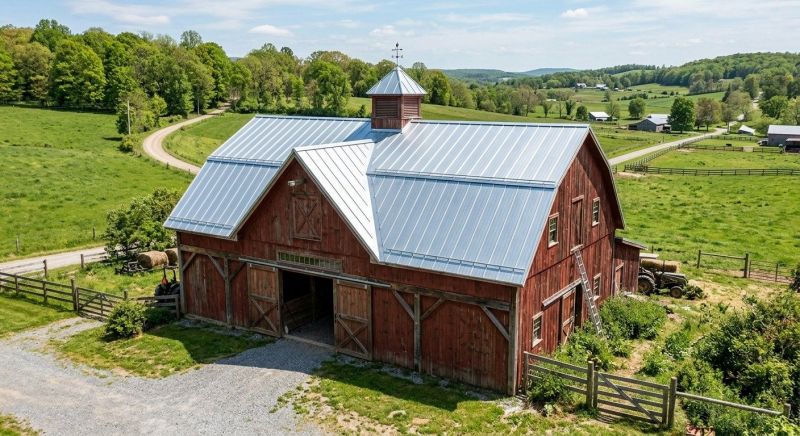 Barn Roof Replacement in Biddeford, ME