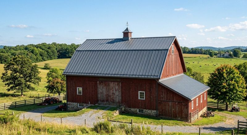 Barn Roof Replacement in Kennebunkport, ME