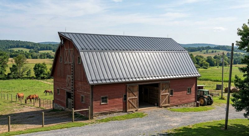 Barn Roof Replacement in Kennebunkport, ME