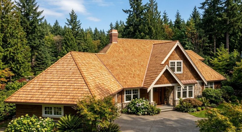 Cedar Roof Installation in Berwick, ME