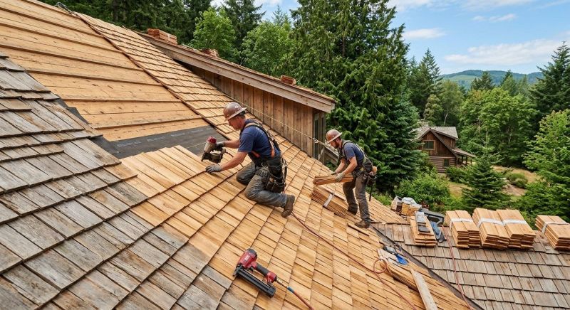 Cedar Roof Installation in Eliot, ME