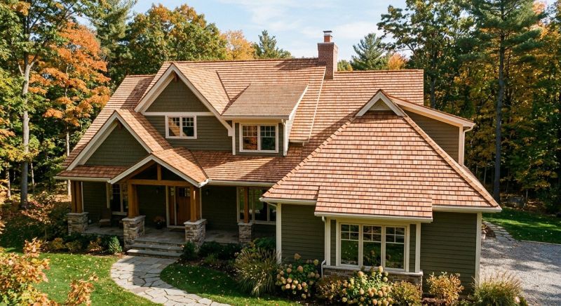 Cedar Roof Installation in North Waterboro, ME