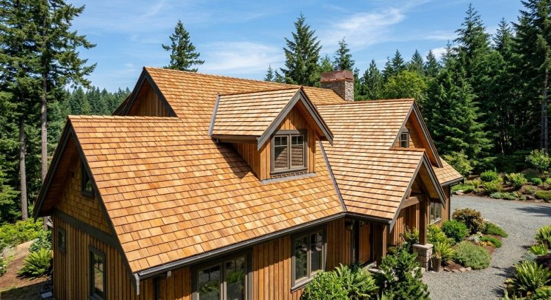 Cedar Roof Installation in York County, ME