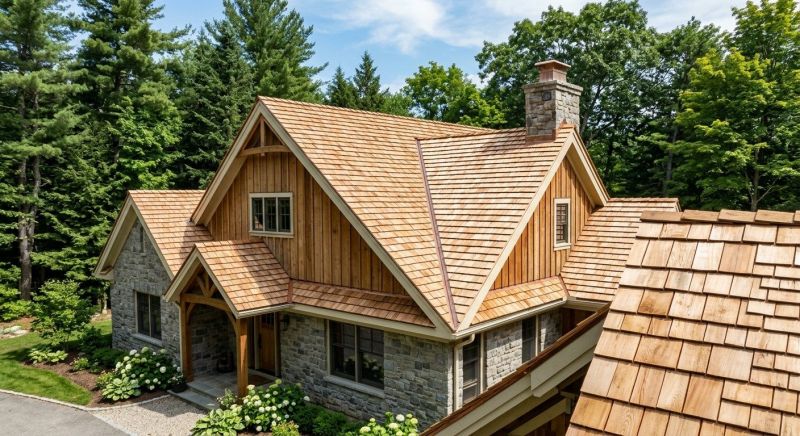 Cedar Shake Roof Construction in Eliot, ME