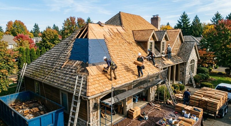 Cedar Shingles Replacement in York County, ME