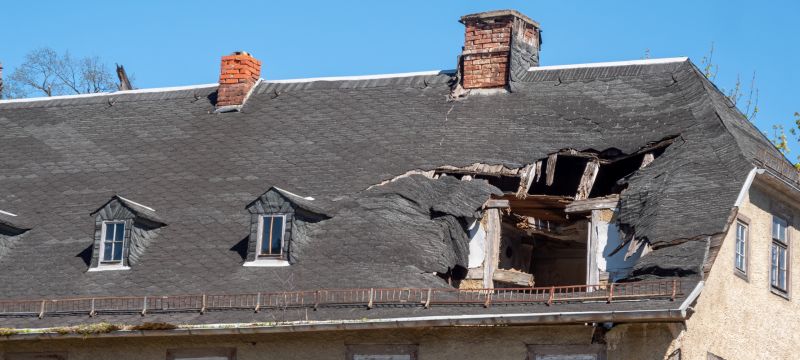 Damaged Roof Replacement in East Waterboro, ME