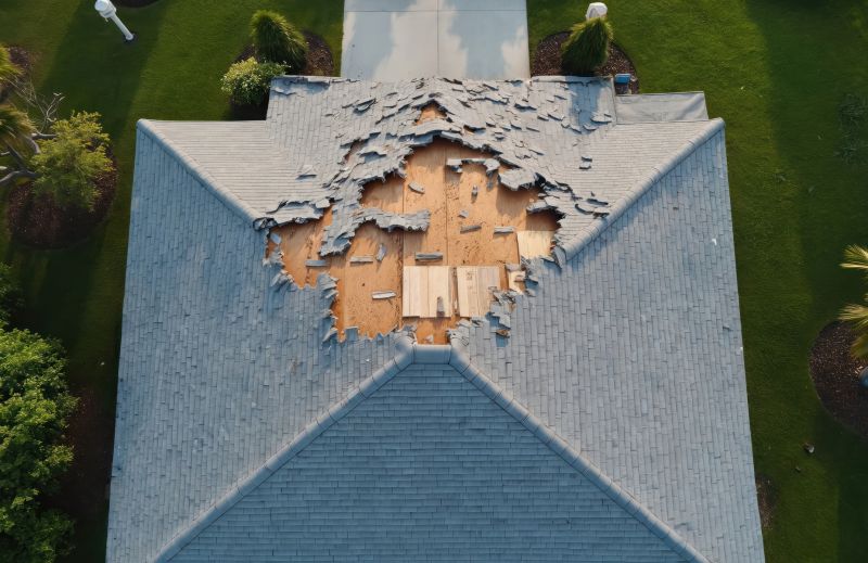 Damaged Roof Replacement in Hollis Center, ME