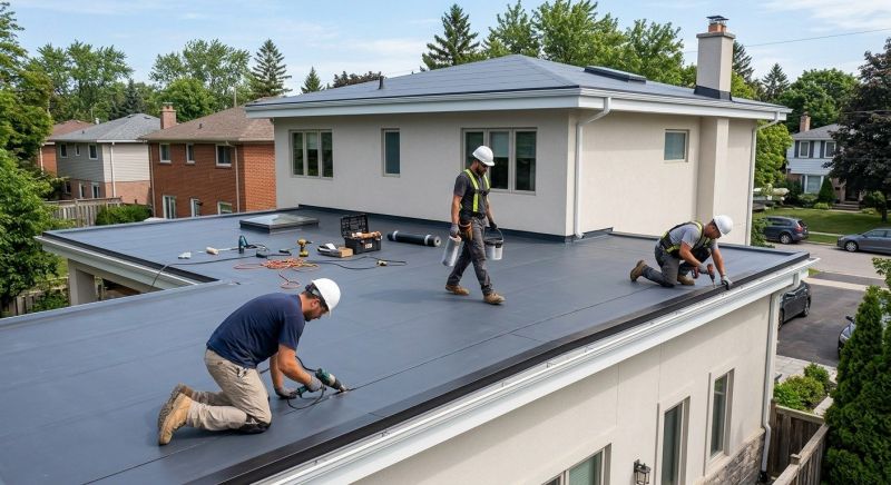 Flat Roof Installation in Cape Neddick, ME