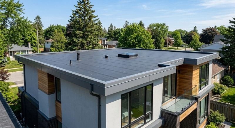 Flat Roof Installation in Kennebunkport, ME