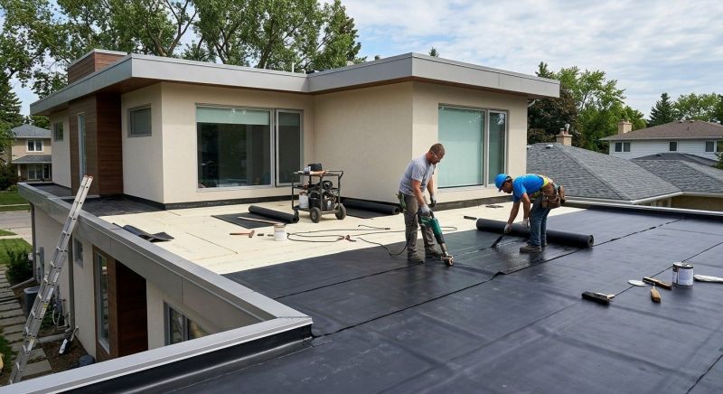 Flat Roof Installation in York, ME
