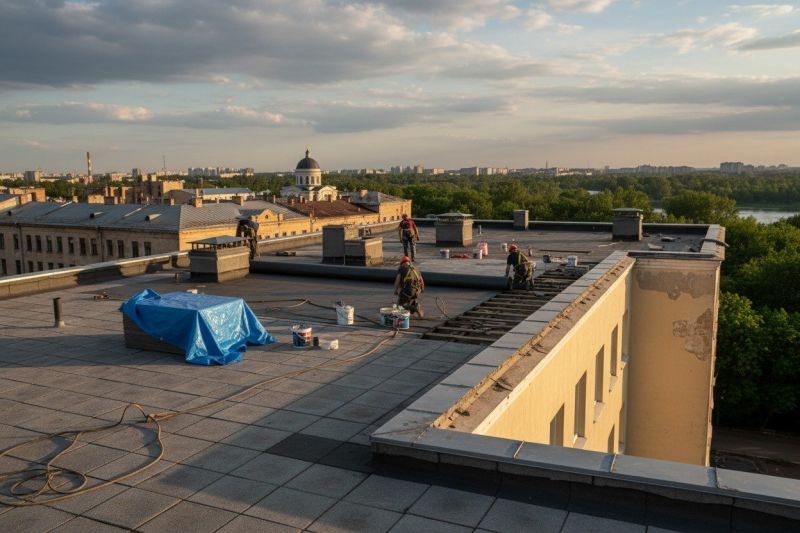 Flat Roof Replacement in North Waterboro, ME