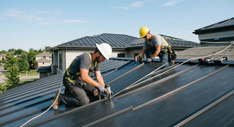 Metal Roof Installation in Buxton, ME