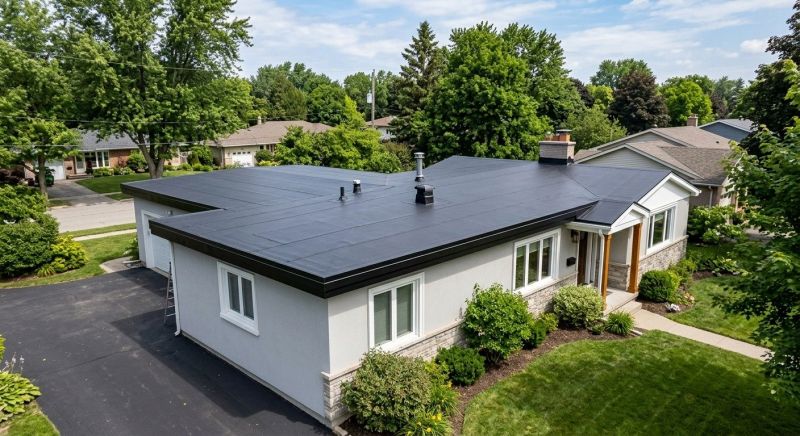 Rubber Roof Installation in Kennebunkport, ME