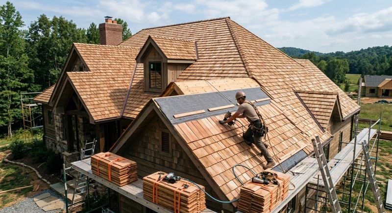 Shake Roof Replacement in Kennebunkport, ME