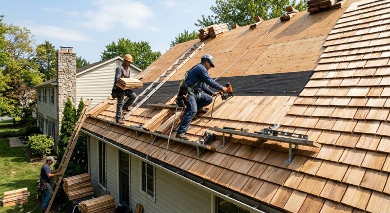 Shake Roof Replacement in Saco, ME