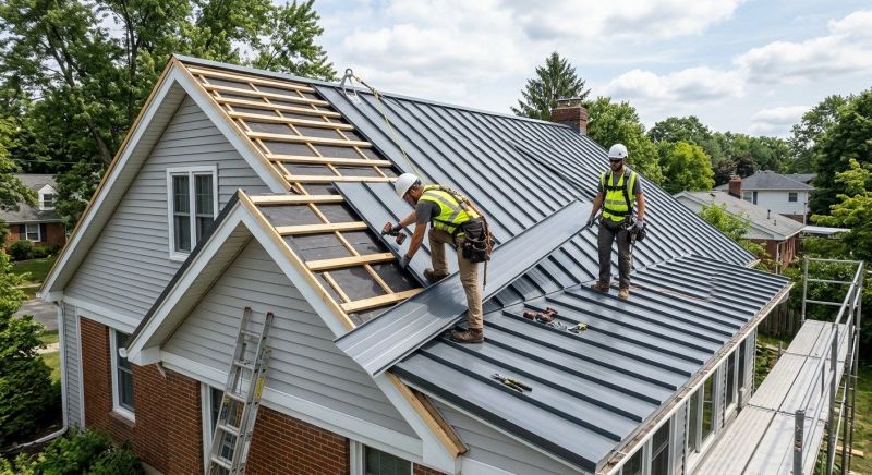 Sheet Roofing Installation in East Waterboro, ME