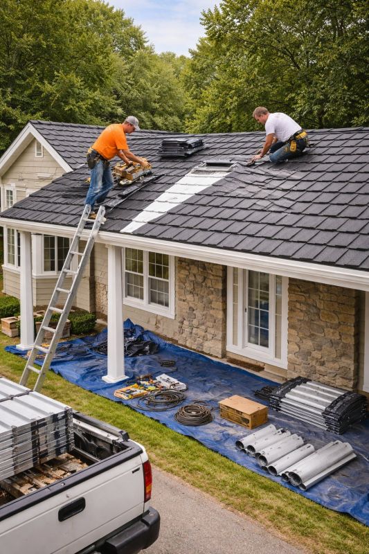 Sheet Roofing Installation in Gorham, ME