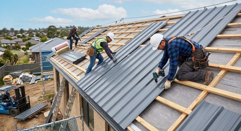Sheet Roofing Installation in Wells, ME