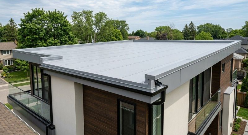 Single Ply Roof Replacement in Waterboro, ME