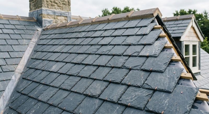 Slate Roof Construction in Wells, ME