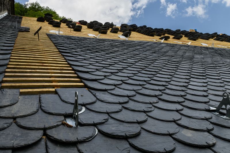 Slate Roof Construction in York, ME