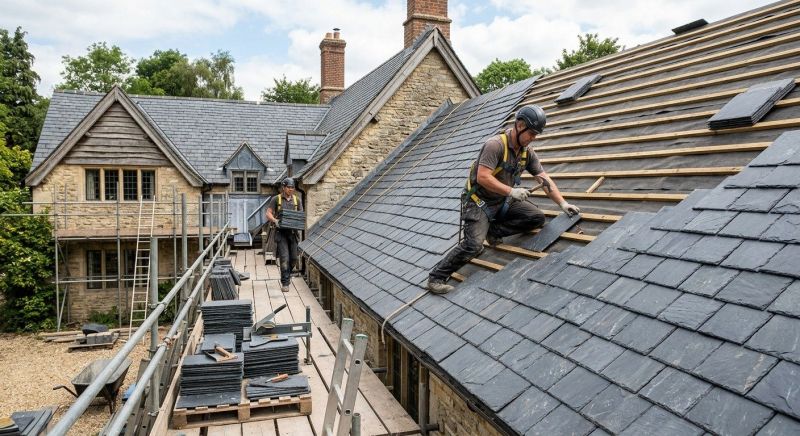 Slate Roof Installation in Cumberland County, ME