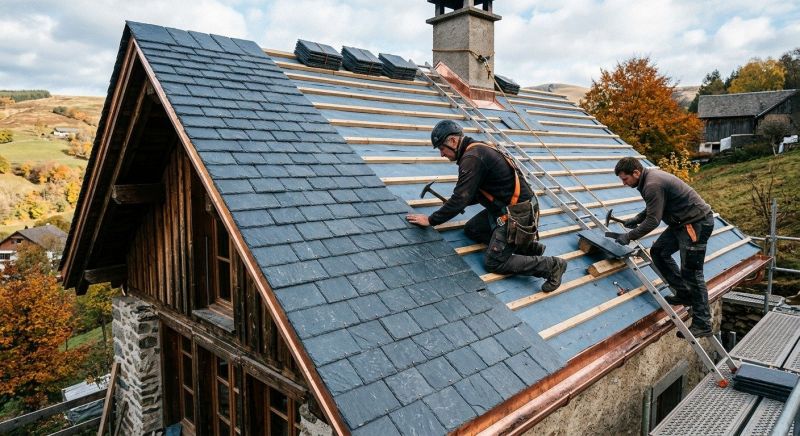 Slate Roof Installation in Scarborough, ME
