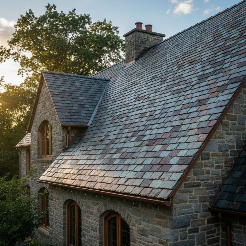 Slate Roof Replacement in Biddeford, ME