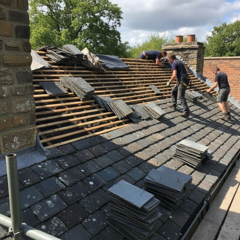 Slate Roof Replacement in Kennebunk, ME