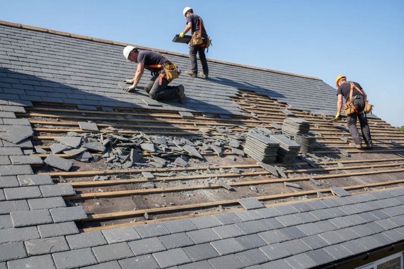 Slate Roof Replacement in Kennebunkport, ME