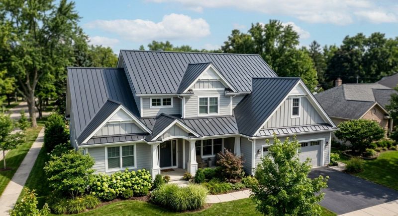Steel Roof Replacement in Buxton, ME