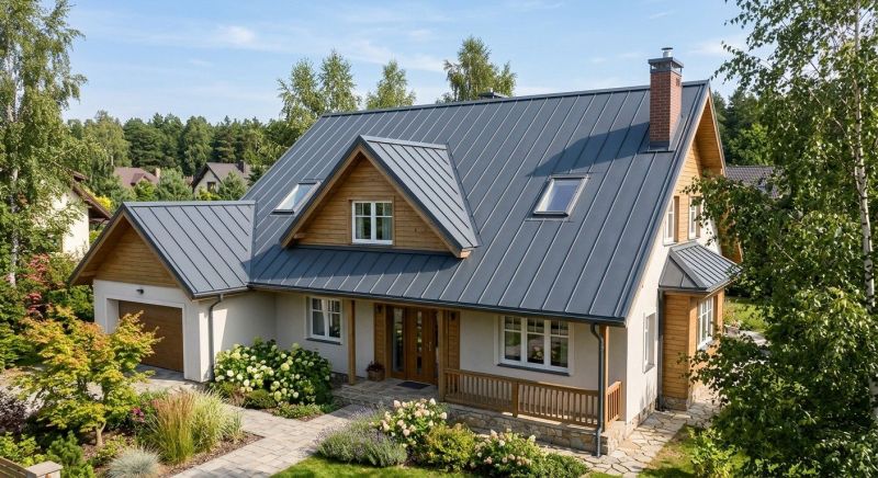 Steel Roof Replacement in East Waterboro, ME