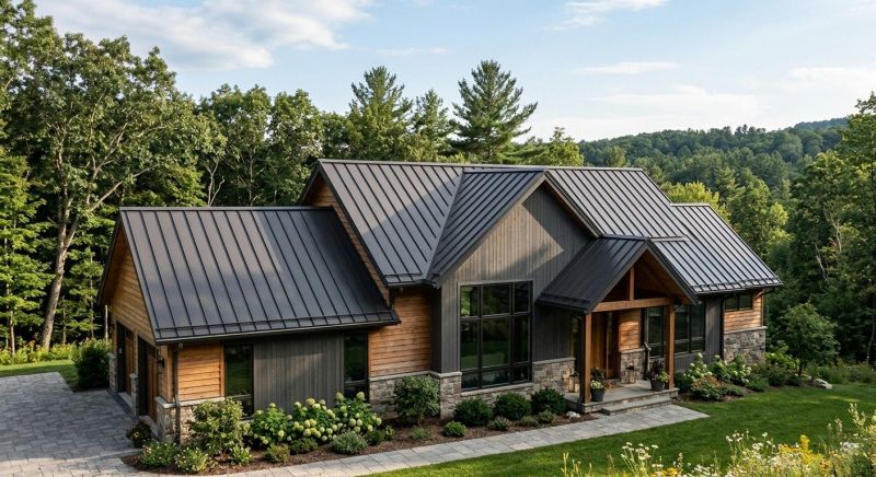 Steel Roof Replacement in Kennebunkport, ME
