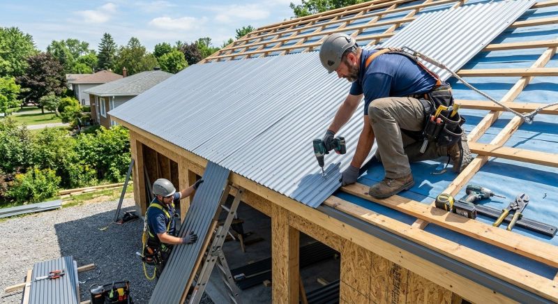 Tin Roof Installation in Eliot, ME