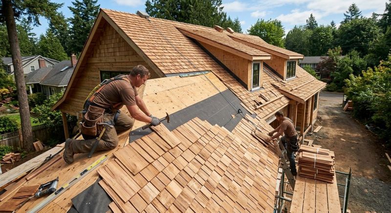 Wood Roofing Installation in East Waterboro, ME