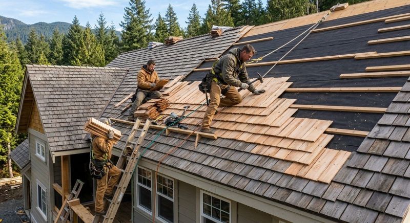Wood Roofing Installation in Eliot, ME