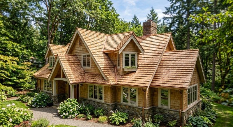 Wooden Roof Installation in Kennebunkport, ME